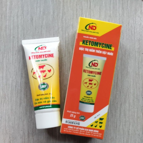 Kem bôi nấm cho chó mèo Ketomycine 25G