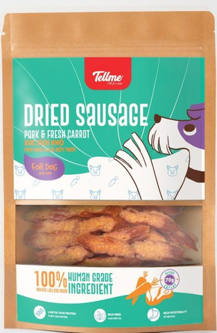 Xúc xích thịt heo dành cho chó Tellme - gói 70g