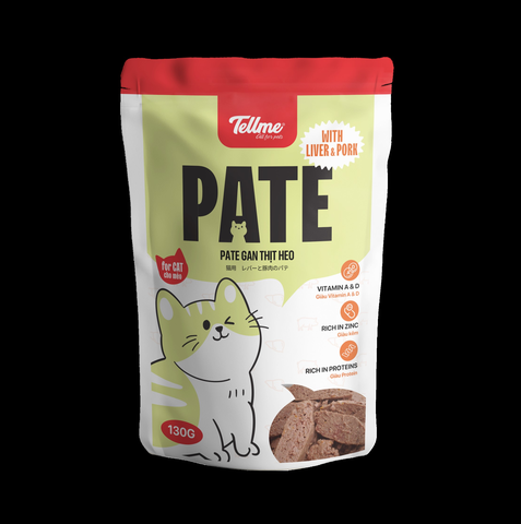 Pate cho mèo Tellme - gói 130g