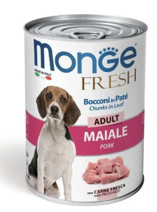 Pate Monge cho chó Lon 400g