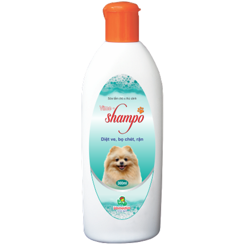 Sữa tắm ngừa ve rận cho chó mèo Vemedim - Chai 300ml