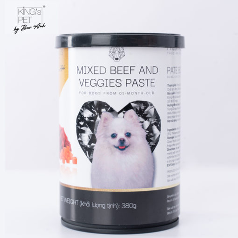 Pate cho chó mèo King's Pet - lon 380g
