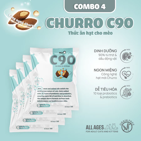 Hạt Churro PetQ C90