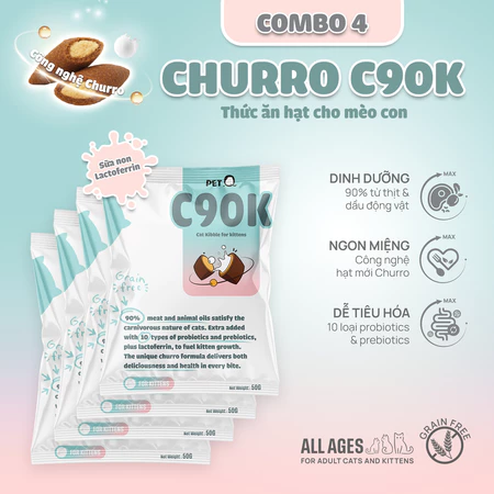 Hạt Churro PetQ C90