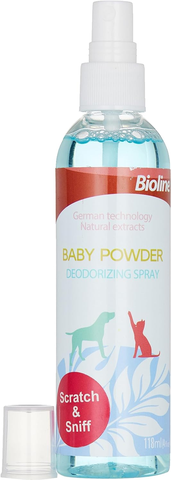 Xịt khử mùi trên da lông Bioline