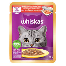 Pate mèo Whiskas trên 12 tháng - gói 80g