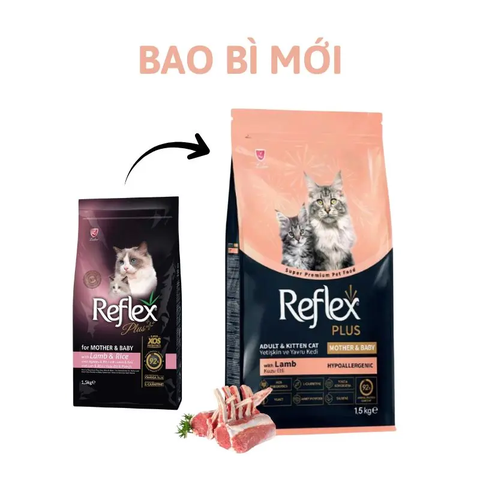 Hạt Reflex Plus BabyCat Vị Cừu Và Gạo cho mèo con 1.5kg