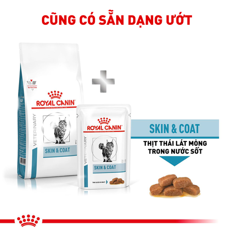 Royal Canin Skin & Coat Hạt mèo viêm da rụng lông