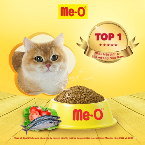 Hạt Me-O Adult Vị Cá Thu Cho Mèo Trưởng Thành