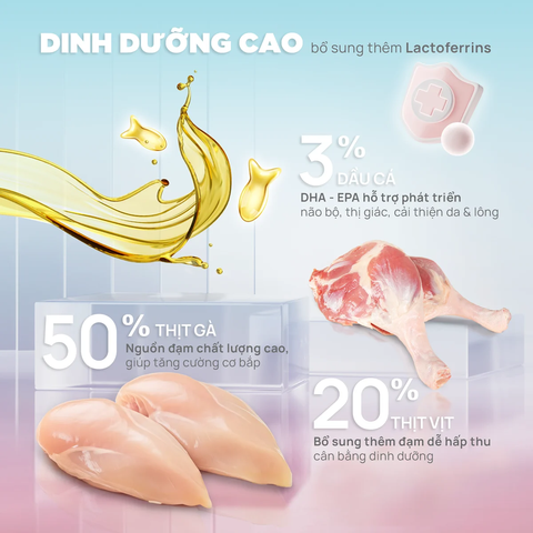 THỨC ĂN HẠT PET.Q DONUT D90 & D90K CHO MÈO