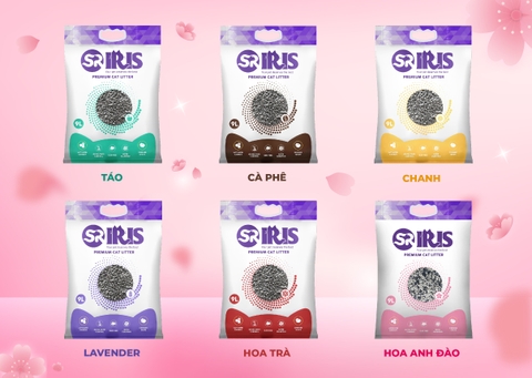 Cát vệ sinh cát đất sét Iris