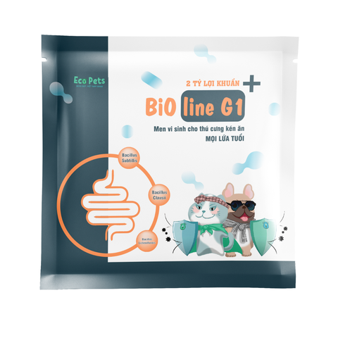Men vi sinh Bio line G1 dành cho chó mèo mọi lứa tuổi