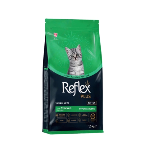 Hạt Reflex Plus Kitten Chicken cho mèo con vị Gà
