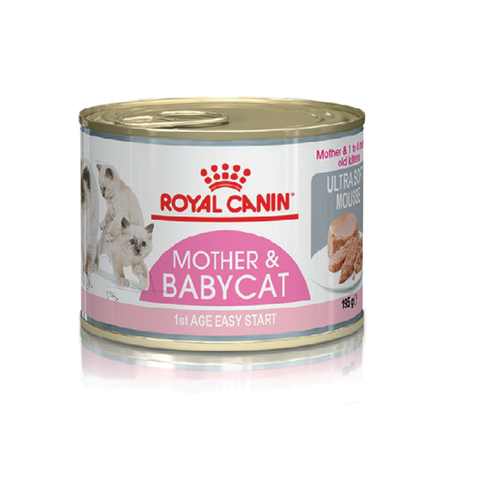 Pate Royal Canin Mother & Babycat cho mèo mẹ và mèo con 195g