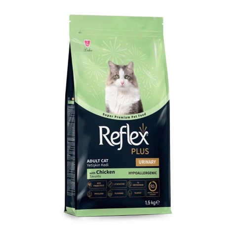 Hạt Reflex Plus Urinary Chicken cho mèo tiết niệu vị gà 1.5kg
