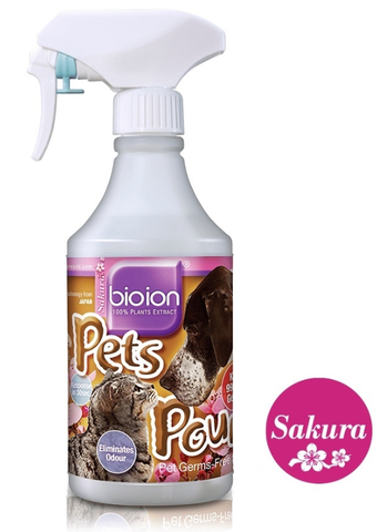 Xịt khử mùi cho thú cưng Bioion 500ml