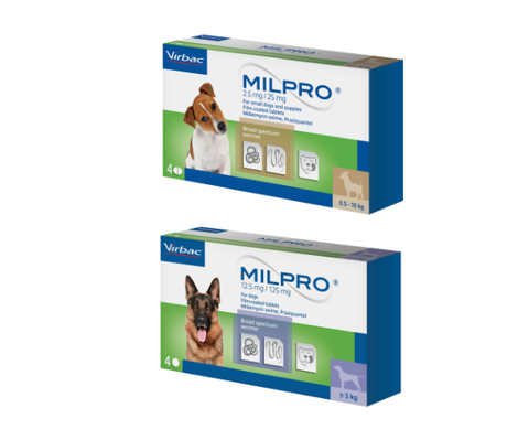 Thuốc xổ giun Milpro dành cho chó