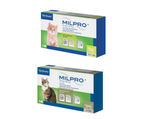 Thuốc xổ giun Milpro cho mèo
