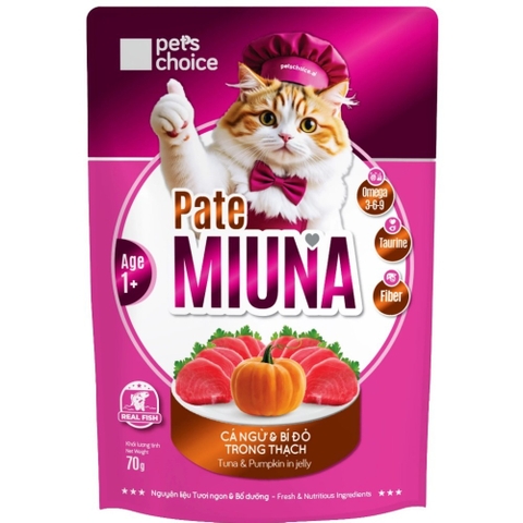 Pate mèo Miuna 70g