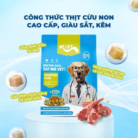Hạt Mr.Vet Chó D1-1,4kg