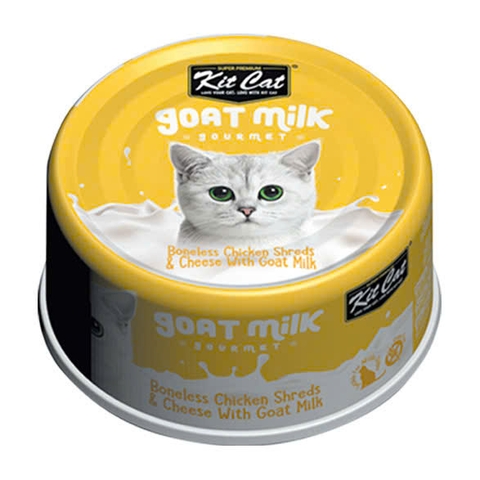 Pate sữa dê kitcat cho mèo lon 70g
