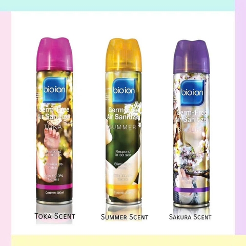 Xịt khử mùi không khí Bioion 300ml