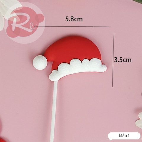 Que cắm Silicon Noel 2023 - Mẫu 1