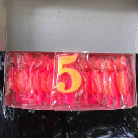 Nến số vàng đỏ số 5
