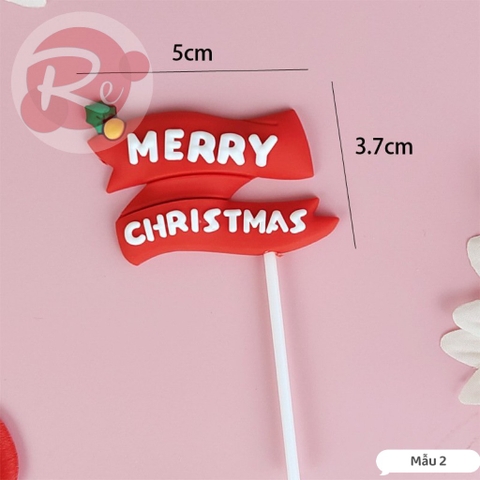 Que cắm Silicon Noel 2023 - Mẫu 2