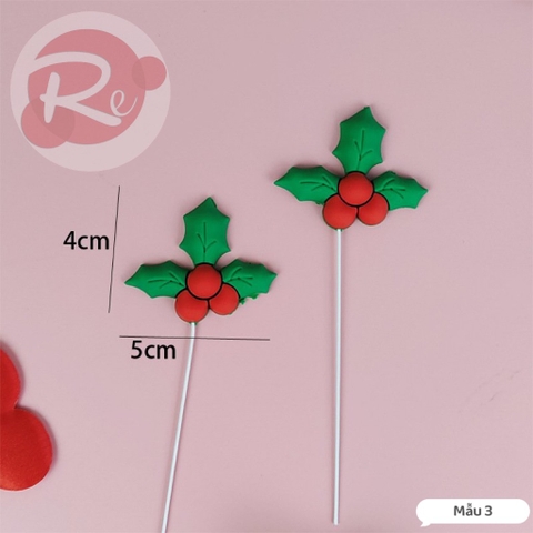Que cắm Silicon Noel 2023 - Mẫu 3