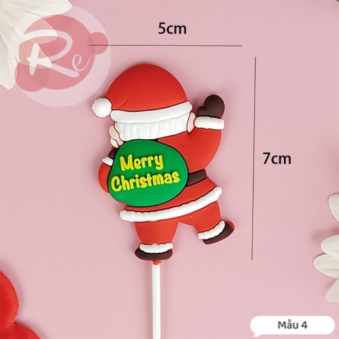 Que cắm Silicon Noel 2023 - Mẫu 4