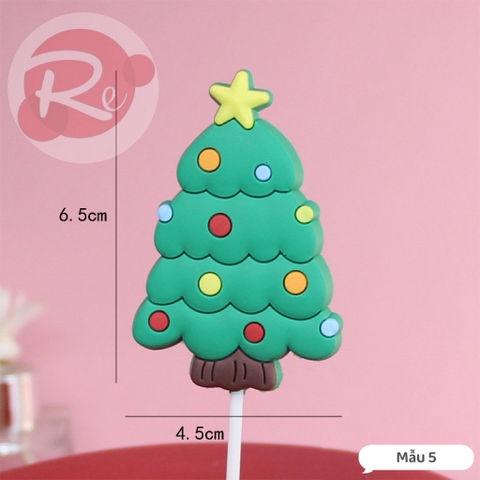 Que cắm Silicon Noel 2023 - Mẫu 5