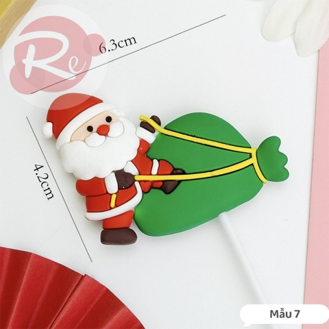 Que cắm Silicon Noel 2023 - Mẫu 7