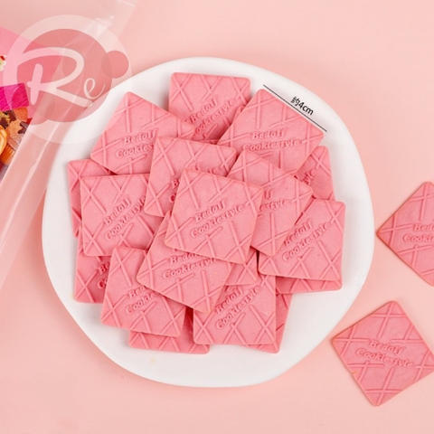 Bánh quy - Vuông hồng