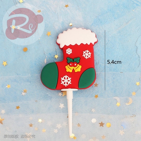 Que cắm Silicon Noel 2023 - Mẫu 26