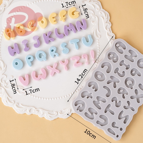 Khuôn Silicon - Chữ mập