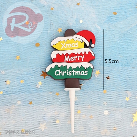 Que cắm Silicon Noel 2023 - Mẫu 25