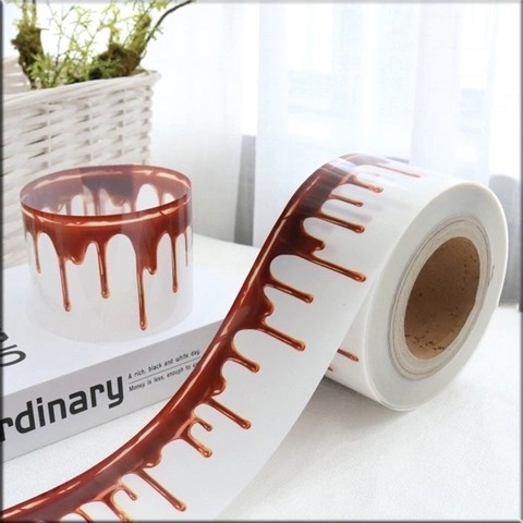 Cuộn thành bánh 8cm - Socola chảy