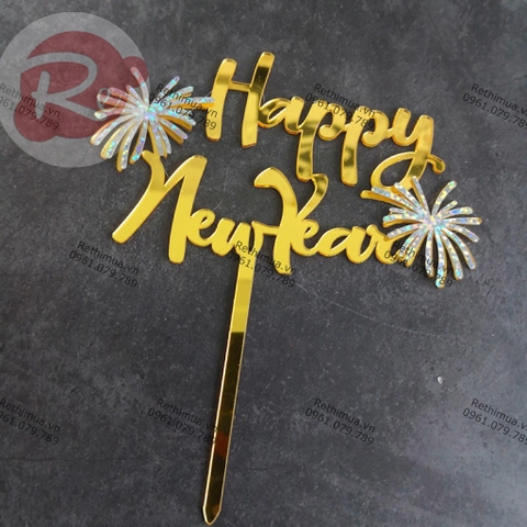 Thẻ meka - Happy New Year - Mẫu 1 (gói 10 chiếc)