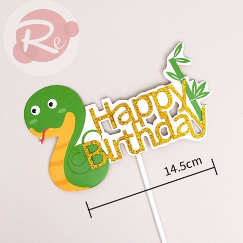 Topper HPBD 12 Con giáp - Rắn
