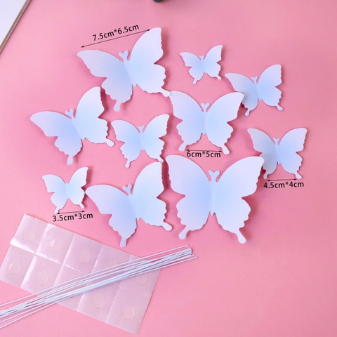 Bướm giấy loang - Xanh