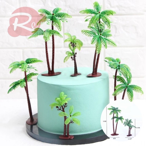 Combo 10 Cây Dừa Nhựa 14cm