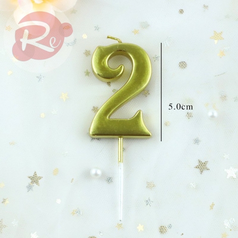 Nến số nhũ - Số 2 (Loại 1)