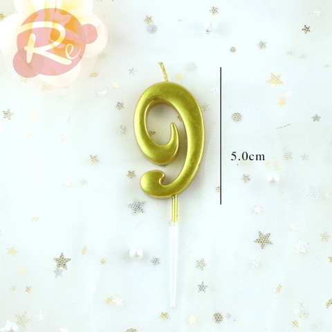 Nến số nhũ - Số 9 (Loại 1)