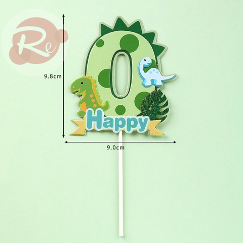 Que cắm số Happy - Số 0