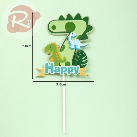 Que cắm số Happy - Số 7