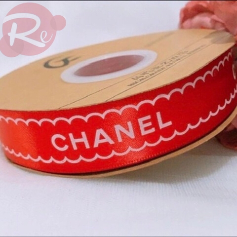 Ruybang Chanel 2.5cm - 50cm - Đỏ tươi