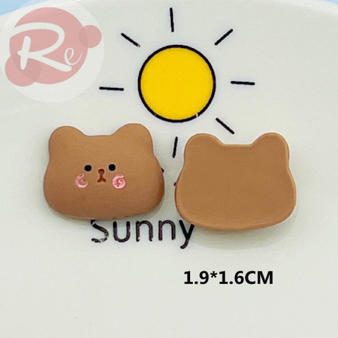 Hạt charm - Gấu Brown