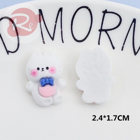 Hạt charm - Thỏ Cony trắng