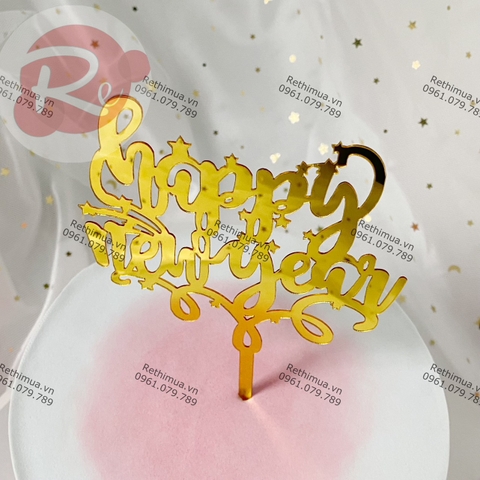 Thẻ meka - Happy New Year - Mẫu 2 (gói 10 chiếc)